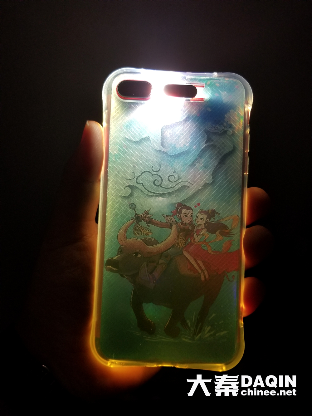 light up mobile phone case